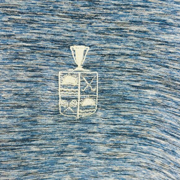 FootJoy Polo Shirt Mens XL Heathered Blue Short Sleeve Embroidered Pullover 0295 - Picture 7 of 9